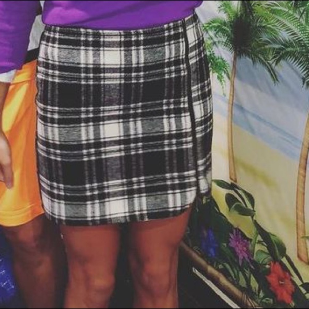 Plaid Mini skirt